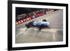 Jean-Pierre Beltoise Driving a Matra, Belgian Grand Prix, Spa-Francorchamps, 1968-null-Framed Photographic Print