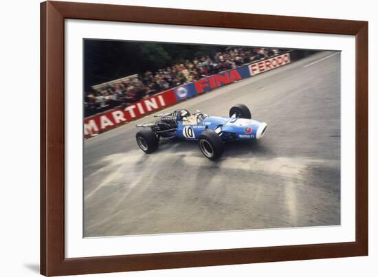 Jean-Pierre Beltoise Driving a Matra, Belgian Grand Prix, Spa-Francorchamps, 1968-null-Framed Photographic Print