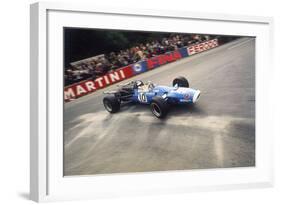 Jean-Pierre Beltoise Driving a Matra, Belgian Grand Prix, Spa-Francorchamps, 1968-null-Framed Photographic Print