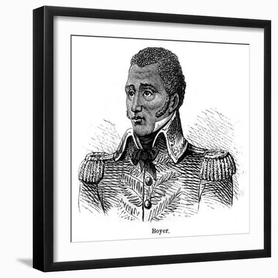 Jean Pierre Boyer, Haitian Soldier and President of Haiti, 1873-null-Framed Giclee Print