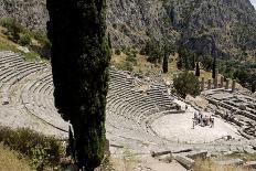 The Ancient Theater, Delphi, UNESCO World Heritage Site, Peloponnese, Greece, Europe-Jean-Pierre De Mann-Photographic Print