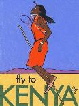 Fly to Kenya-Jean Pierre Got-Art Print