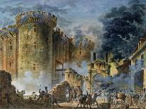 The Taking of the Bastille, 14th July 1789-Jean Pierre Louis L.. Houel-Framed Giclee Print