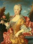 Portrait of Barbara of Portugal, C. 1735-Jean Ranc-Framed Giclee Print