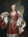 Portrait of Barbara of Portugal, C. 1735-Jean Ranc-Stretched Canvas