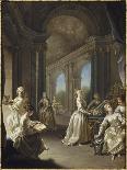 King Charles Taking Leave of his Children-Jean Raoux-Giclee Print