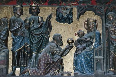 Adoration of the Magi, Bas-Relief on the Choir with Stories from the Life  of Christ' Giclee Print - Jean Ravy | AllPosters.com