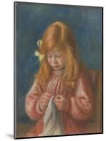 Jean Renoir Sewing, 1899-1900-Pierre-Auguste Renoir-Mounted Giclee Print