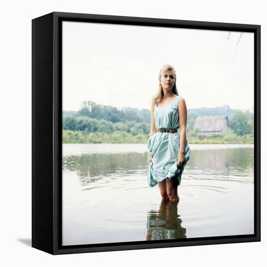 Jean Seberg-null-Framed Stretched Canvas