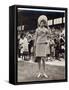 Jean Shrimpton (B.1942) at the Melbourne Cup in 1965-Australian Photographer-Framed Stretched Canvas