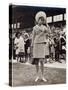 Jean Shrimpton (B.1942) at the Melbourne Cup in 1965-Australian Photographer-Stretched Canvas