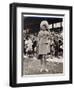 Jean Shrimpton (B.1942) at the Melbourne Cup in 1965-Australian Photographer-Framed Giclee Print