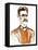 Jean Sibelius, caricatured as a younger man-Neale Osborne-Framed Stretched Canvas
