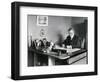 Jean Sibelius in His Studio, 1915-null-Framed Giclee Print