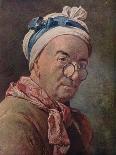 'Self-portrait wearing Glasses', 1775-Jean-Simeon Chardin-Giclee Print