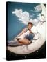 Jean Simmons (photo)-null-Stretched Canvas