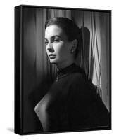 Jean Simmons-null-Framed Stretched Canvas