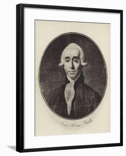 Jean Sylvain Bailly, French Astronomer, Mathematician and Revolutionary Politician-null-Framed Giclee Print