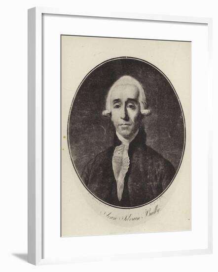 Jean Sylvain Bailly, French Astronomer, Mathematician and Revolutionary Politician-null-Framed Giclee Print