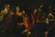 Jesus Insulted by the Soldiers-Jean Valentin De Boulogn-Stretched Canvas