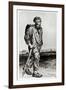 Jean Valjean, Illustration from "Les Miserables" by Victor Hugo 1862-Gustave Brion-Framed Giclee Print