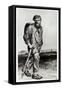 Jean Valjean, Illustration from "Les Miserables" by Victor Hugo 1862-Gustave Brion-Framed Stretched Canvas