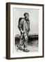 Jean Valjean, Illustration from "Les Miserables" by Victor Hugo 1862-Gustave Brion-Framed Giclee Print