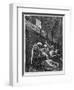 Jean Valjean in Prison, Illustration from 'Les Miserables'-Victor Hugo-Framed Giclee Print