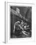 Jean Valjean in Prison, Illustration from 'Les Miserables'-Victor Hugo-Framed Giclee Print