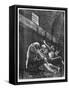 Jean Valjean in Prison, Illustration from 'Les Miserables'-Victor Hugo-Framed Stretched Canvas