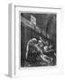 Jean Valjean in Prison, Illustration from 'Les Miserables'-Victor Hugo-Framed Giclee Print