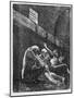 Jean Valjean in Prison, Illustration from 'Les Miserables'-Victor Hugo-Mounted Giclee Print