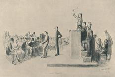 Jean Jaures (1859-1914) Speaking at the Tribune of the Chamber of Deputies, 1903-Jean Veber-Giclee Print