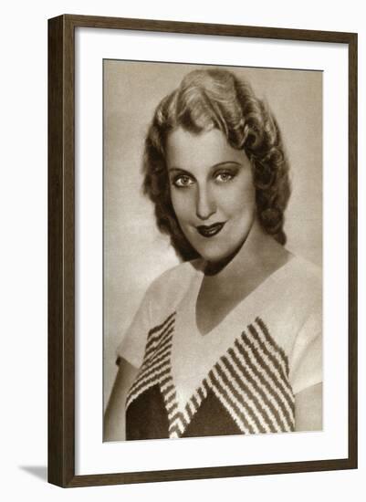 Jeanette Macdonald, American Actress, 1933-null-Framed Giclee Print