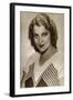 Jeanette Macdonald, American Actress, 1933-null-Framed Giclee Print