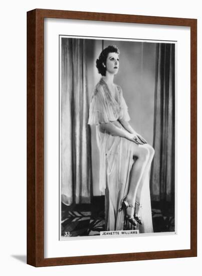 Jeanette Williams, C1938-null-Framed Giclee Print