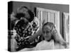 Jeanie Laughlin Crying While Getting a Hair Cut-Stan Wayman-Stretched Canvas