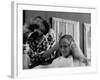 Jeanie Laughlin Crying While Getting a Hair Cut-Stan Wayman-Framed Photographic Print