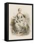 Jeanne-Antoinette Poisson, Madame De Pompadour, Mistress of Louis Xv-null-Framed Stretched Canvas