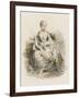 Jeanne-Antoinette Poisson, Madame De Pompadour, Mistress of Louis Xv-null-Framed Art Print