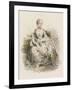 Jeanne-Antoinette Poisson, Madame De Pompadour, Mistress of Louis Xv-null-Framed Art Print