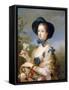 Jeanne-Antoinette Poisson, Marquise De Pompadour (Belle Jardinier)-Carle van Loo-Framed Stretched Canvas