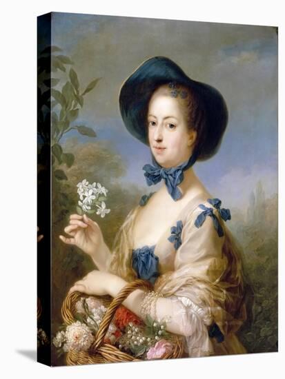 Jeanne-Antoinette Poisson, Marquise De Pompadour (Belle Jardinier)-Carle van Loo-Stretched Canvas