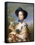 Jeanne-Antoinette Poisson, Marquise De Pompadour (Belle Jardinier)-Carle van Loo-Framed Stretched Canvas