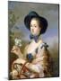 Jeanne-Antoinette Poisson, Marquise De Pompadour (Belle Jardinier)-Carle van Loo-Mounted Giclee Print