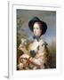 Jeanne-Antoinette Poisson, Marquise De Pompadour (Belle Jardinier)-Carle van Loo-Framed Giclee Print