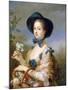 Jeanne-Antoinette Poisson, Marquise De Pompadour (Belle Jardinier)-Carle van Loo-Mounted Giclee Print