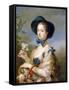 Jeanne-Antoinette Poisson, Marquise De Pompadour (Belle Jardinier)-Carle van Loo-Framed Stretched Canvas