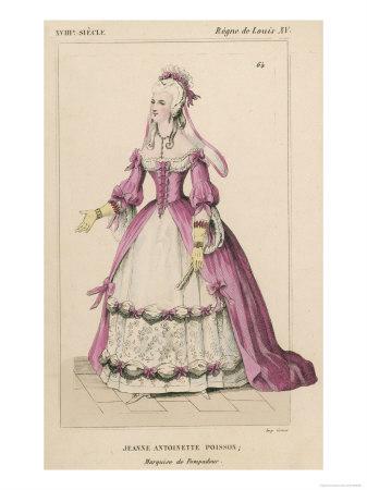 Jeanne Antoinette Poisson Marquise De Pompadour Mistress To Louis Xv Of France Giclee Print Allposters Com