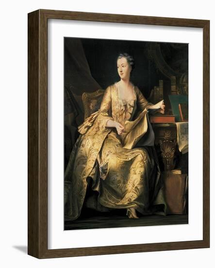 Jeanne-Antoinette Poisson, Marquise De Pompadour-Charles Von Steuben-Framed Art Print